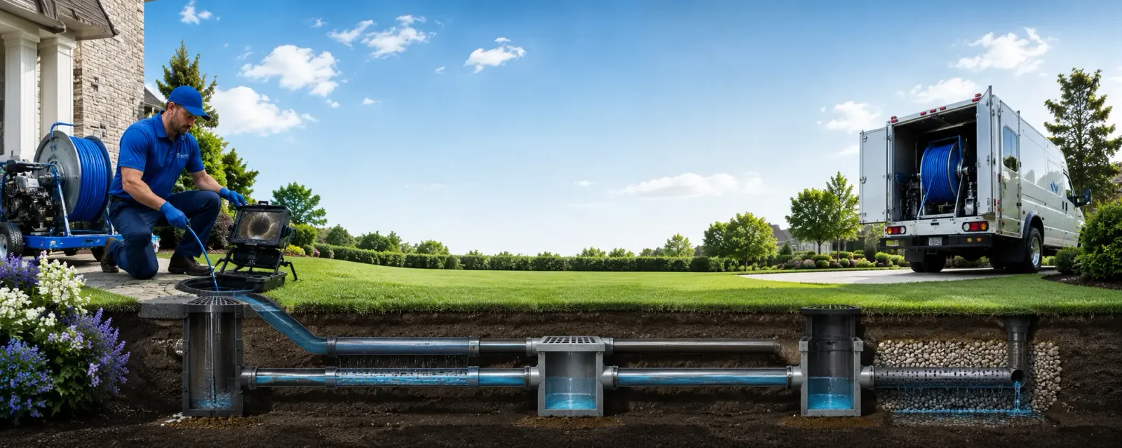 Outdoor drain cleaning information for Maurice, IA